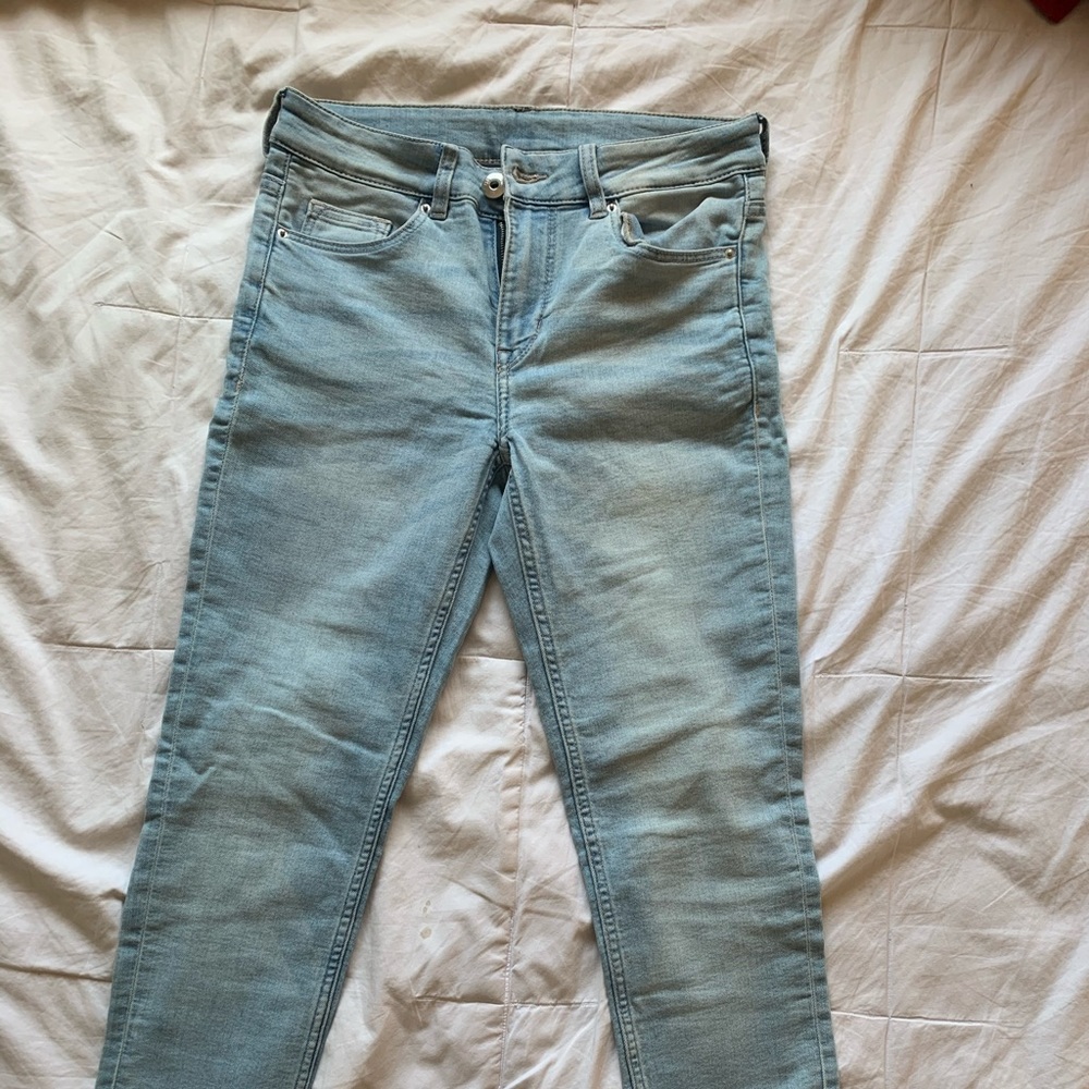 h&m Light-wash Skinny Jeans